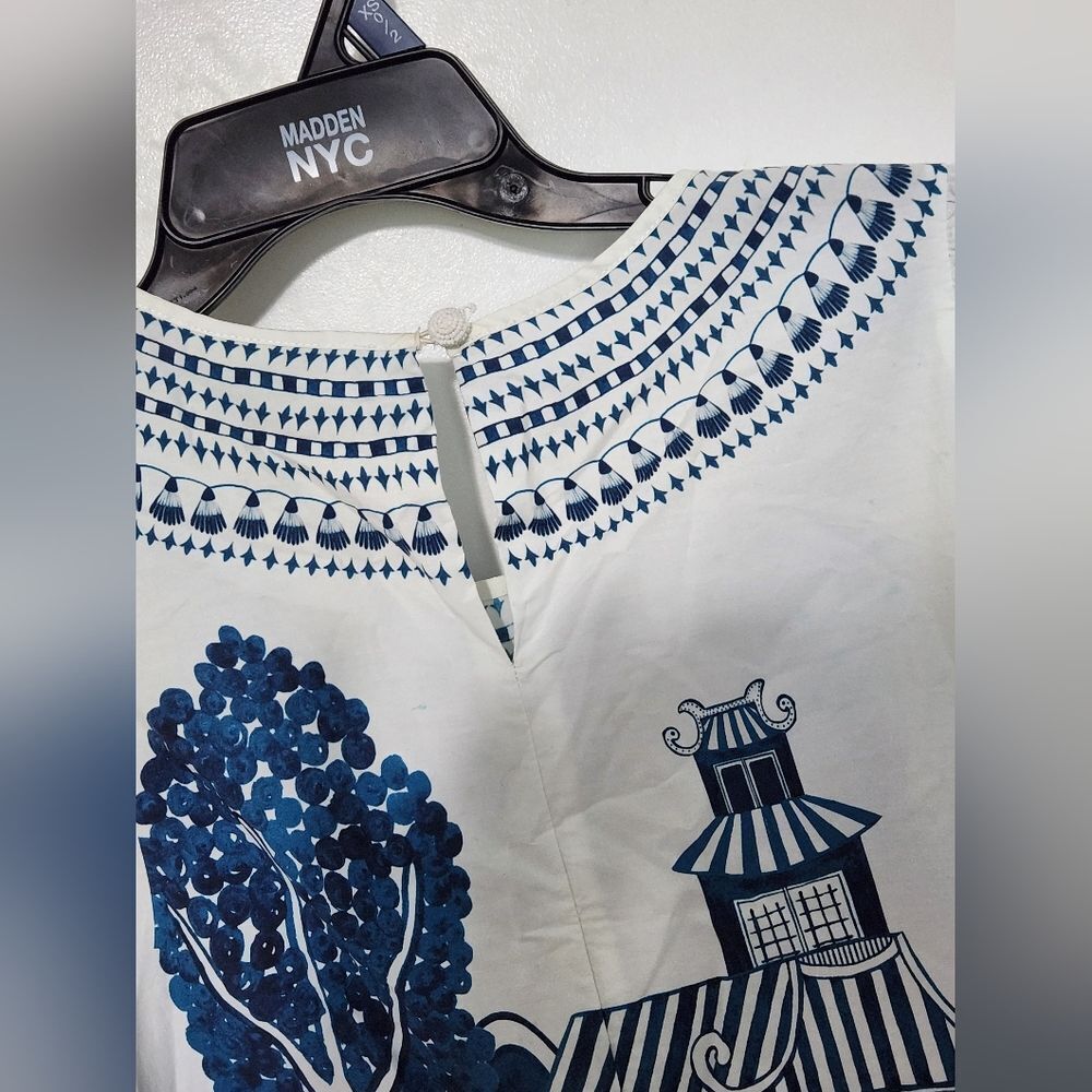 farm Rio Ancient Garden Cotton Midi Dress Size M - Picture 12 of 14
